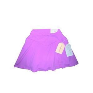 Blogilates Crisscross Slit Skort Womens XS Purple Lilac Athletic Activewear